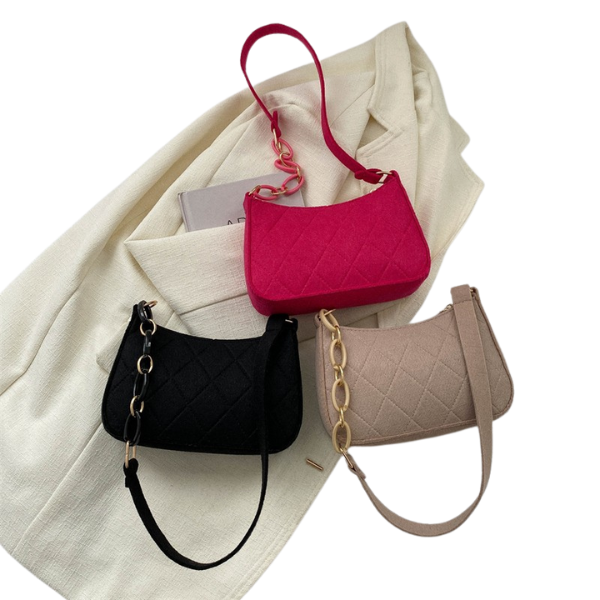 Ladyloom™ Stilvolle Schultertasche mit Kettenriemen