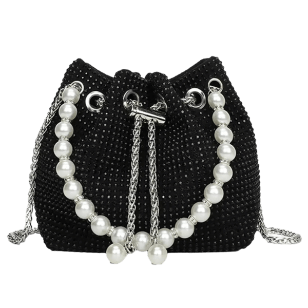 Ladyloom™ Elegante Perlenverzierte Beuteltasche