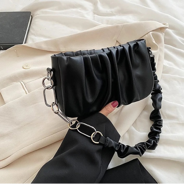 Ladyloom™ Gerüschte Eleganz Handtasche