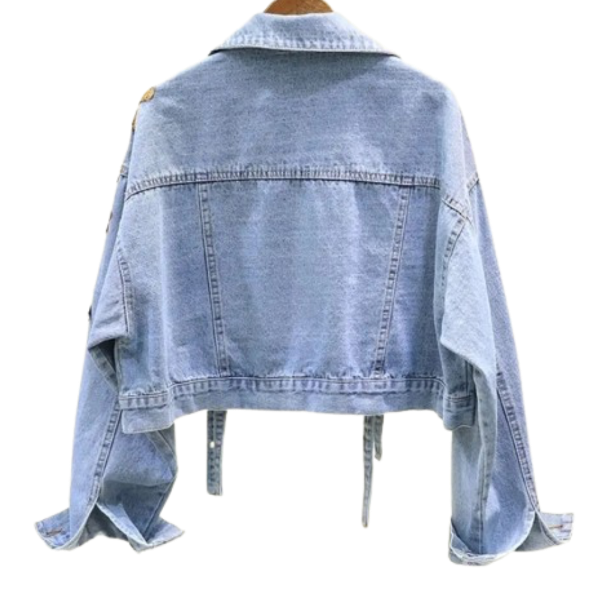 Ladyloom™ Bestickte Blüten-Denim-Jacke – Deine florale Statement-Jacke