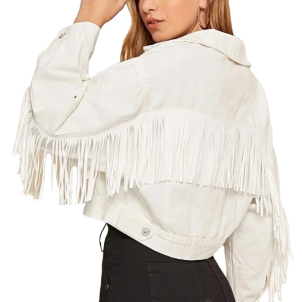 Ladyloom™ Fransen-Denim-Jacke – Dein trendiges Boho-Statement