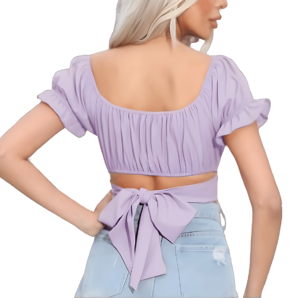 Ladyloom TM Off-Shoulder Wickel-Top