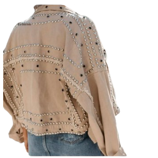 Ladyloom™ Studded Glam Denim Jacket