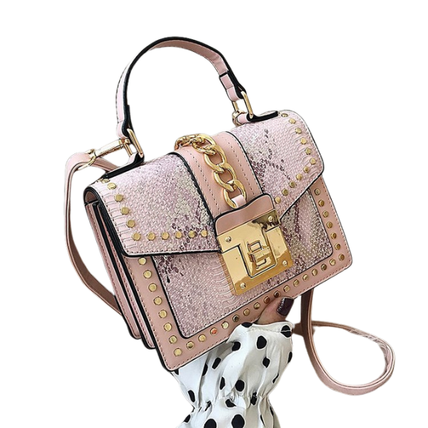 Ladyloom™ Elegante Schlangenleder-Optik Handtasche