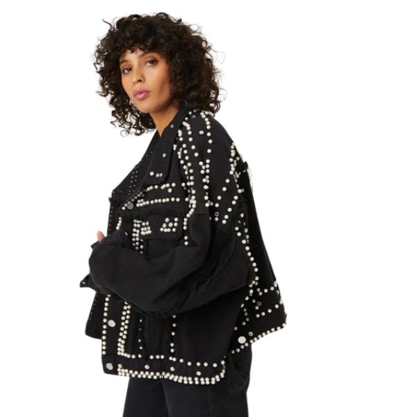 Ladyloom™ Studded Glam Denim Jacket