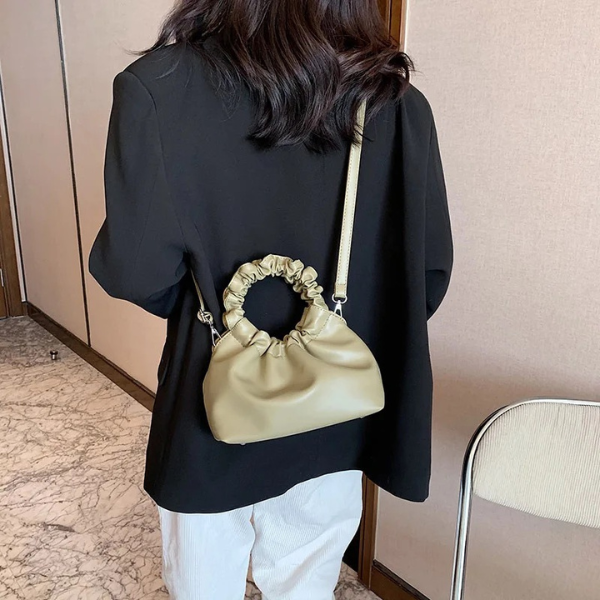 Ladyloom™ Gerüschte Luxus-Schultertasche
