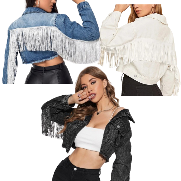 Ladyloom™ Fransen-Denim-Jacke – Dein trendiges Boho-Statement